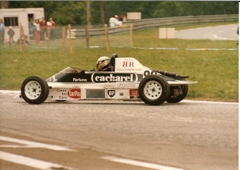 En la Formula Ford Belga en 1985